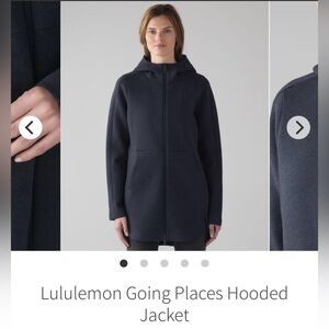 Lululemon Going Places Hooded Jacket - Heathered Inkwell